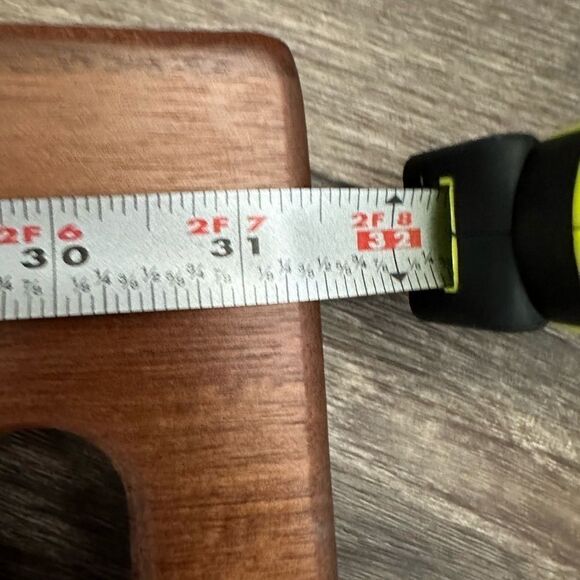 Charcuterie 31.5” Acacia Wooden Grazing Cheese Serving Board with Handles NIB - Picture 8 of 14